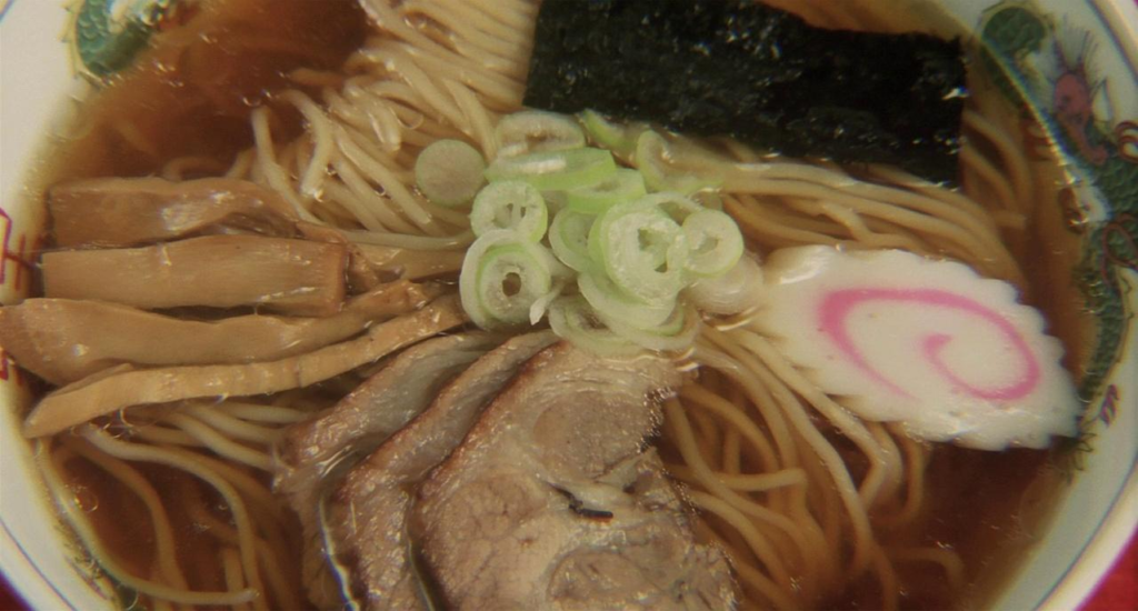 Close-up of a bowl of ramen
