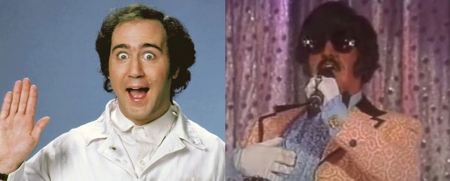 Andy Kaufman (right, image courtesy AndyKaufman.com) and Tony Clifton