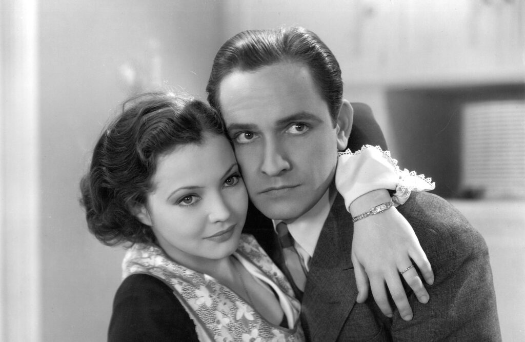Sylvia Sydney and Fredric March in Merrily We Go to Hell