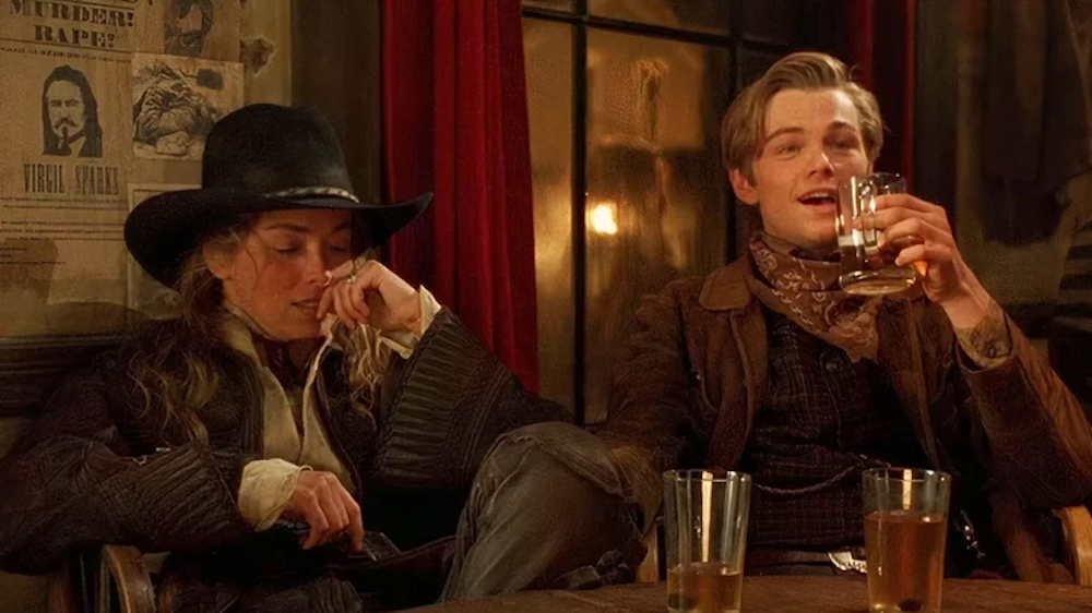 a white woman sitting next to a young white man