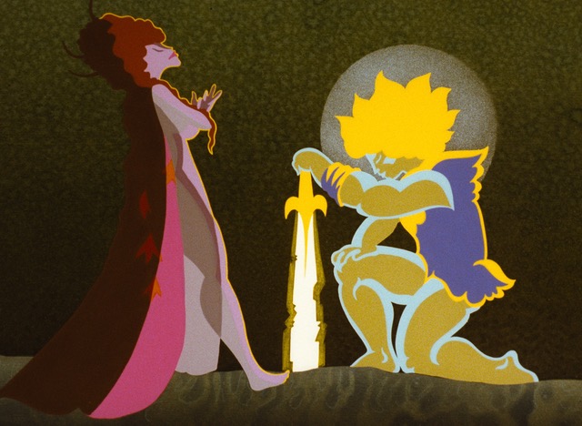 Treeshaker bows to one of the three queens in The Son of the White Mare