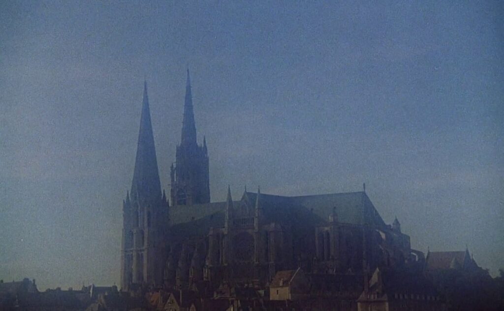 A gothic cathedral in France.