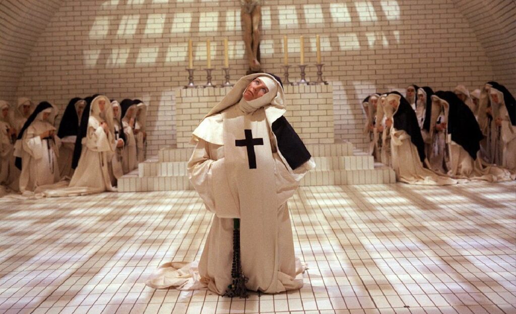 Sister Jeanne (Vanessa Redgrave), center, surrounded by her fellow nuns.